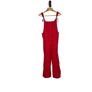 Vintage Obermeyer Snow Pants Men’s Style Randy Red Ski Bib Overalls 80s Size M